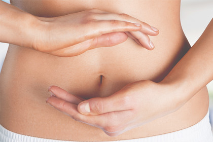 Bauch einer Frau