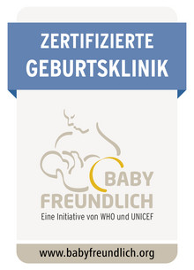 Logo Zertifizierte babyfreundliche Geburtsklinik 